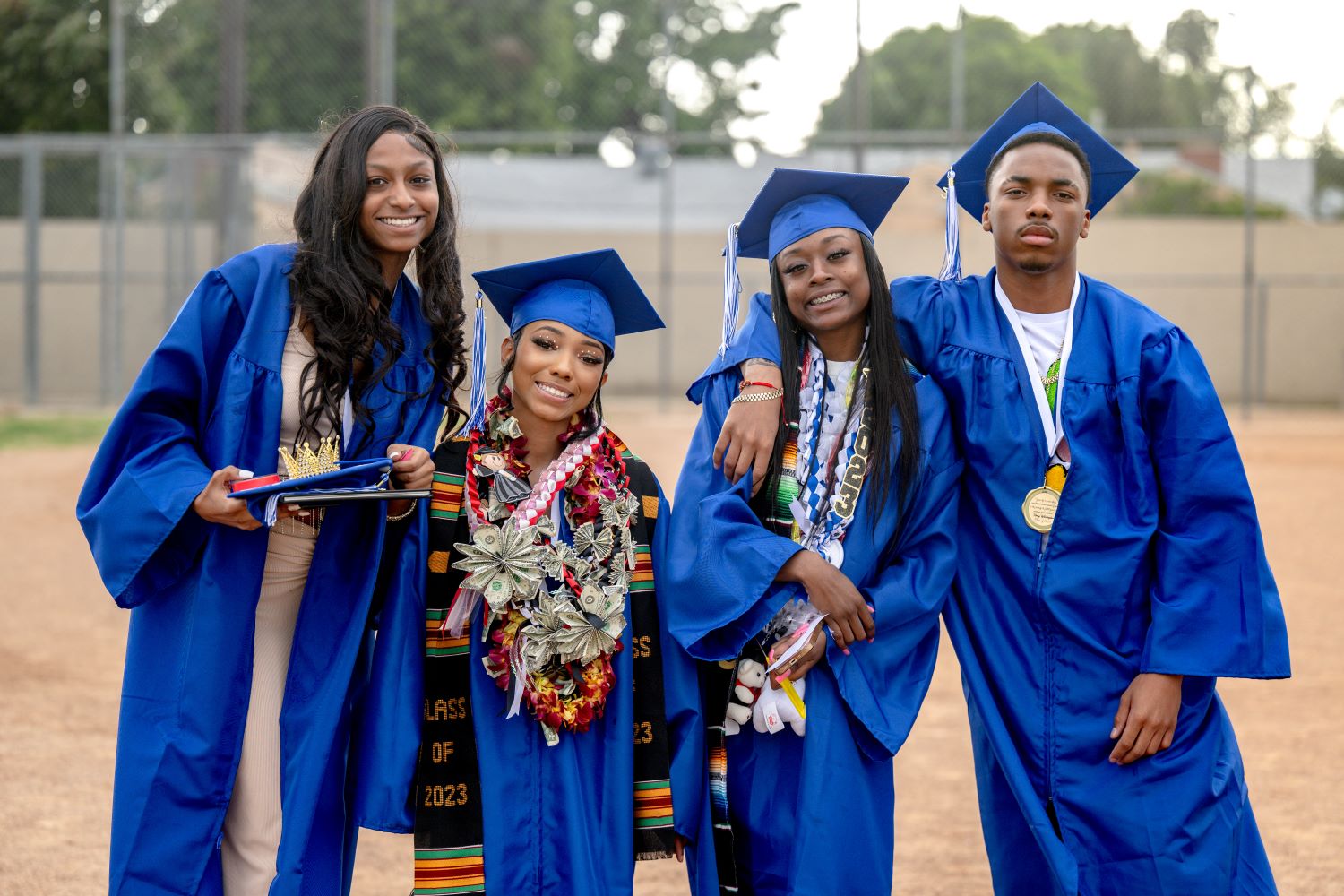 Vista and Pathway students celebrate following the graduation ceremony held on June 12.